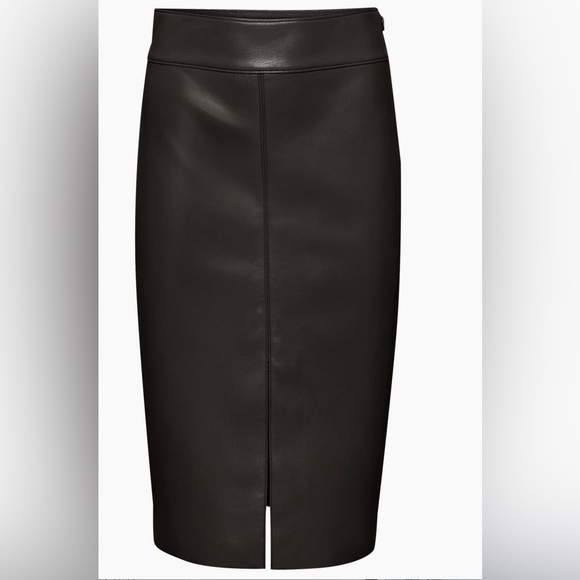 Aritzia Vegan Leather Pencil Skirt (Size 6) - Picture 4 of 6